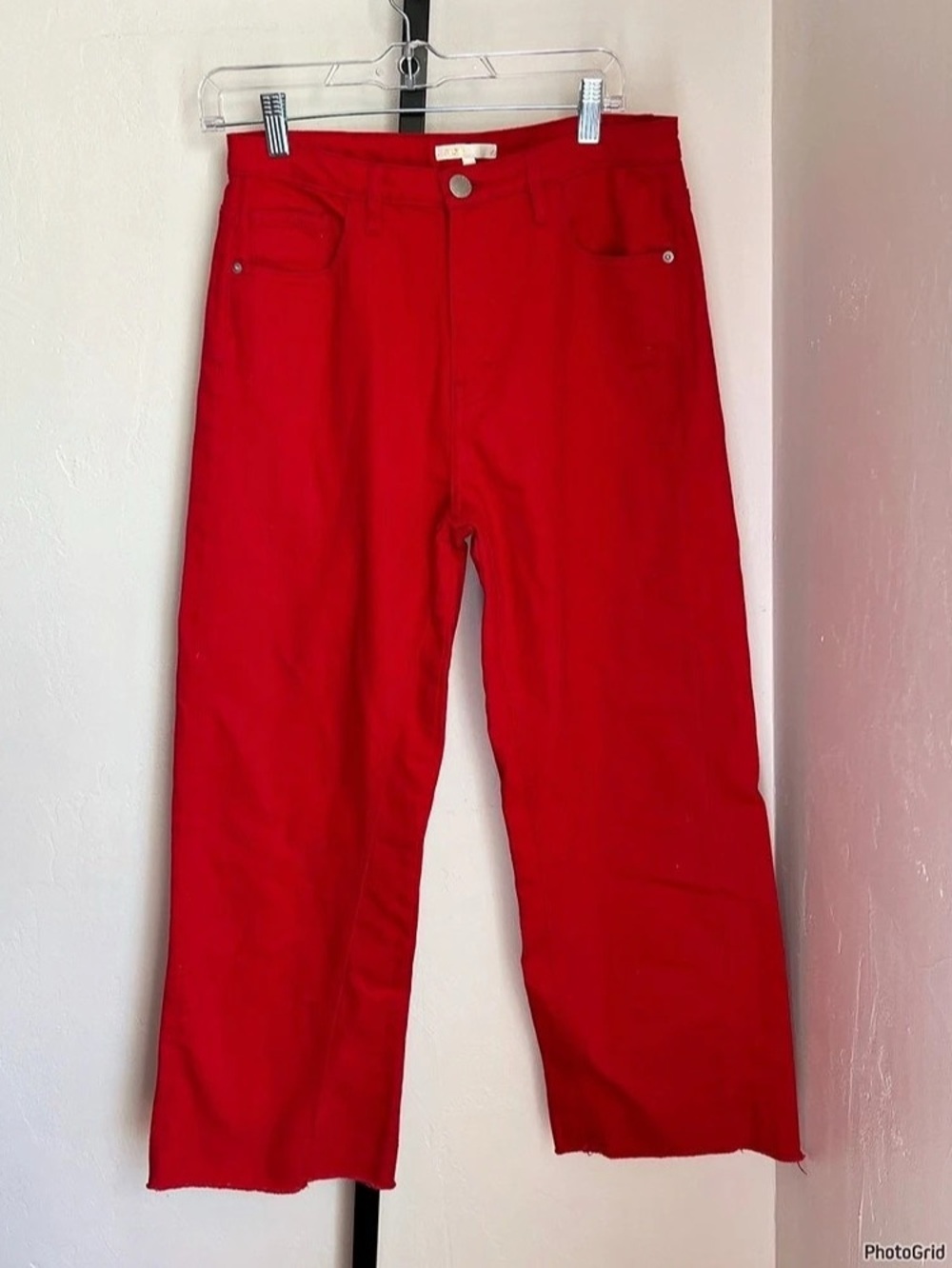 Maje Red Straight Leg Pants size 42 / US 10